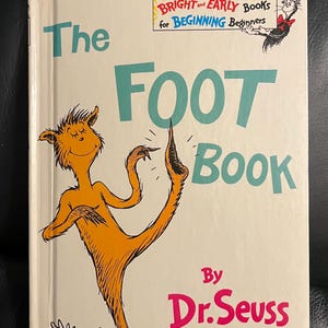 The Foot Book von Dr. Seuss 1993 Grolier Book Club Edition Hardcover