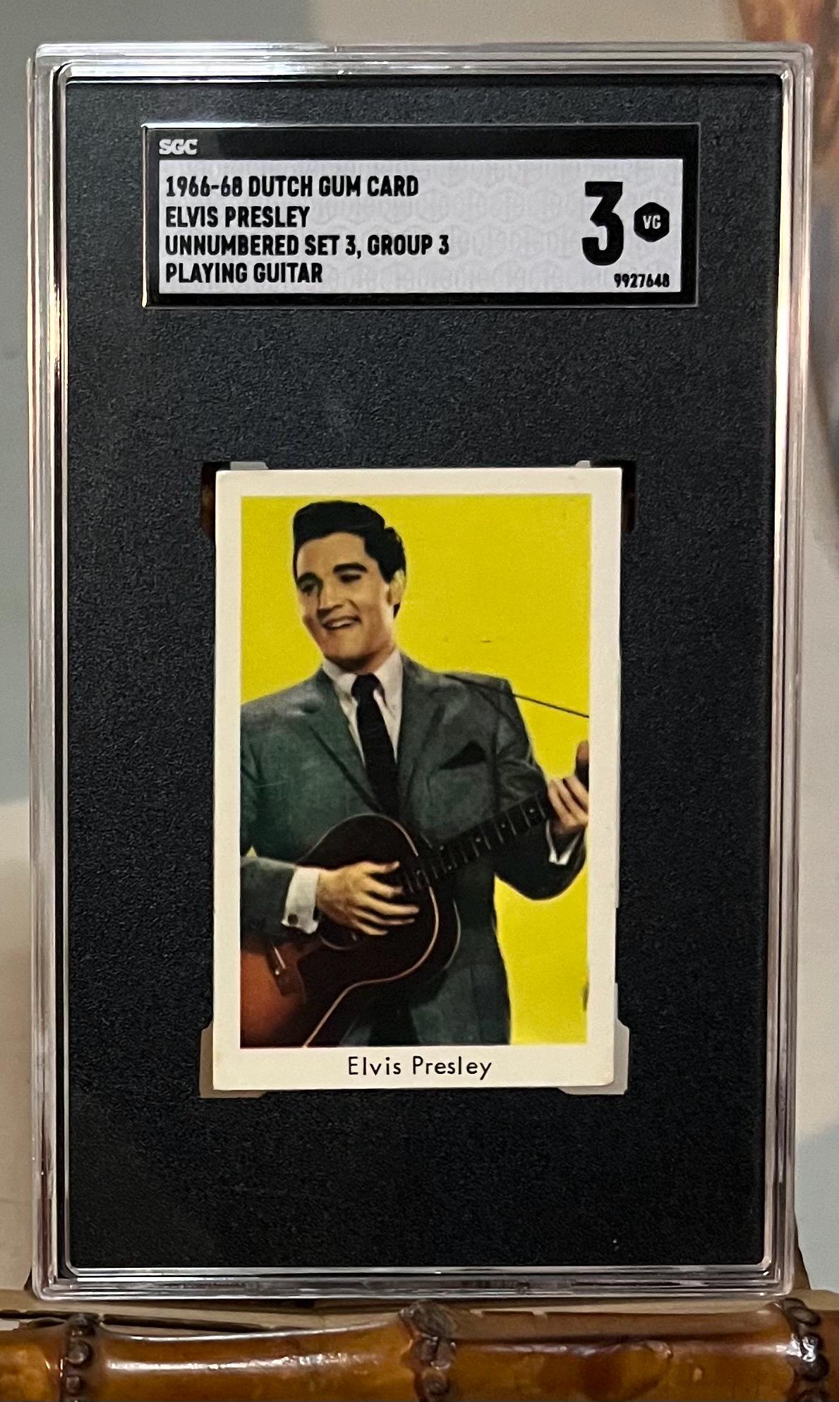 1958 Dutch Gum Serie T good #91 ELVIS PRESLEY PSA 1 Looks Nicer