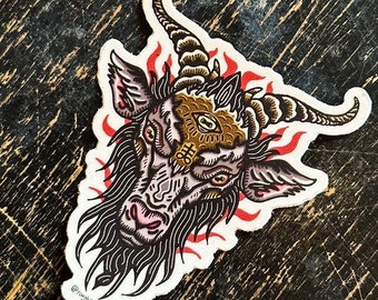 Goat Sticker - Etsy