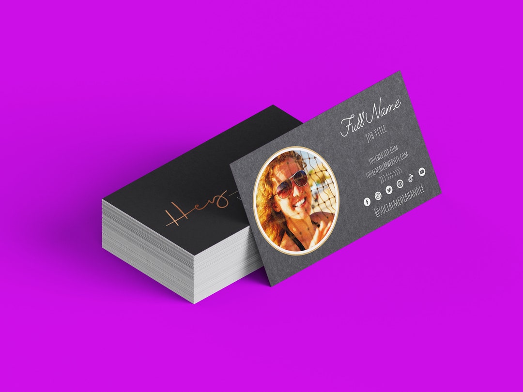 Perfect Business Card for Business Owner Modern Business Card Digital