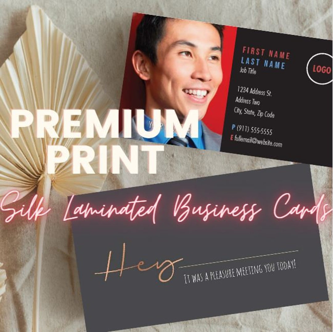 Free Business Card Design Business Cards Printing Premium Matte Silk