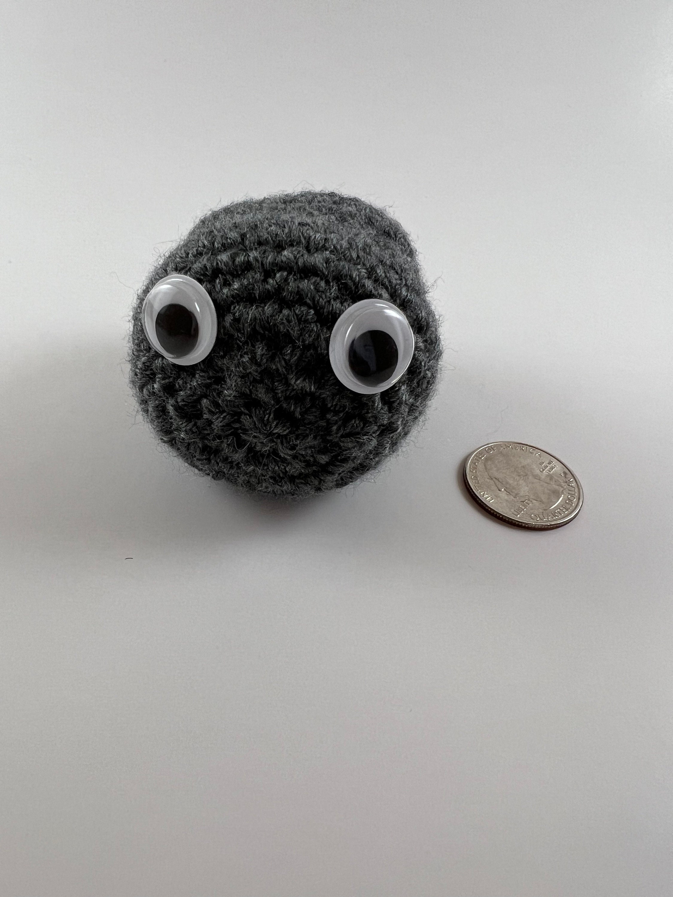 Crochet Googly Eye Rock Finished Product Etsy