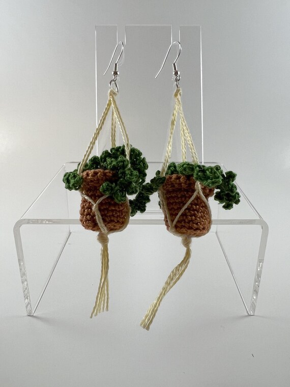 Hanging Plant Earrings - Etsy