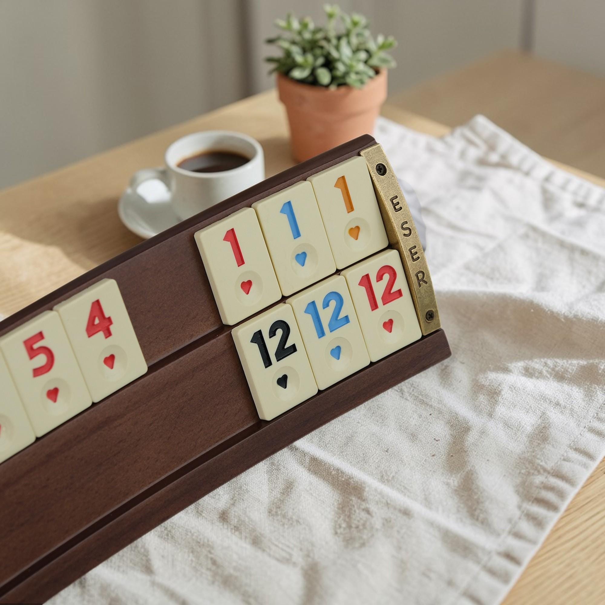 Best Rummikub Set Personalized Wooden Rummikub Set, Oval Rummy Cube Board Game – Custom ...