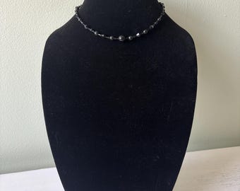 Black Bead Choker