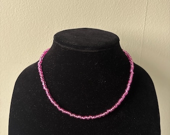 Pink Beaded Necklace