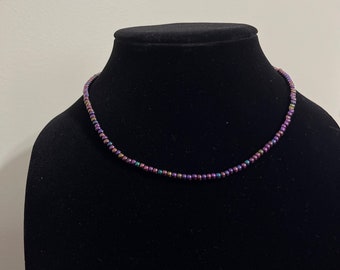 Oil Spill Bead Choker