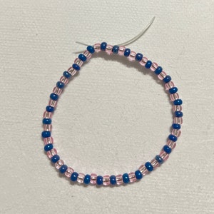 Pink and Blue Kid’s Stretchy Bracelet