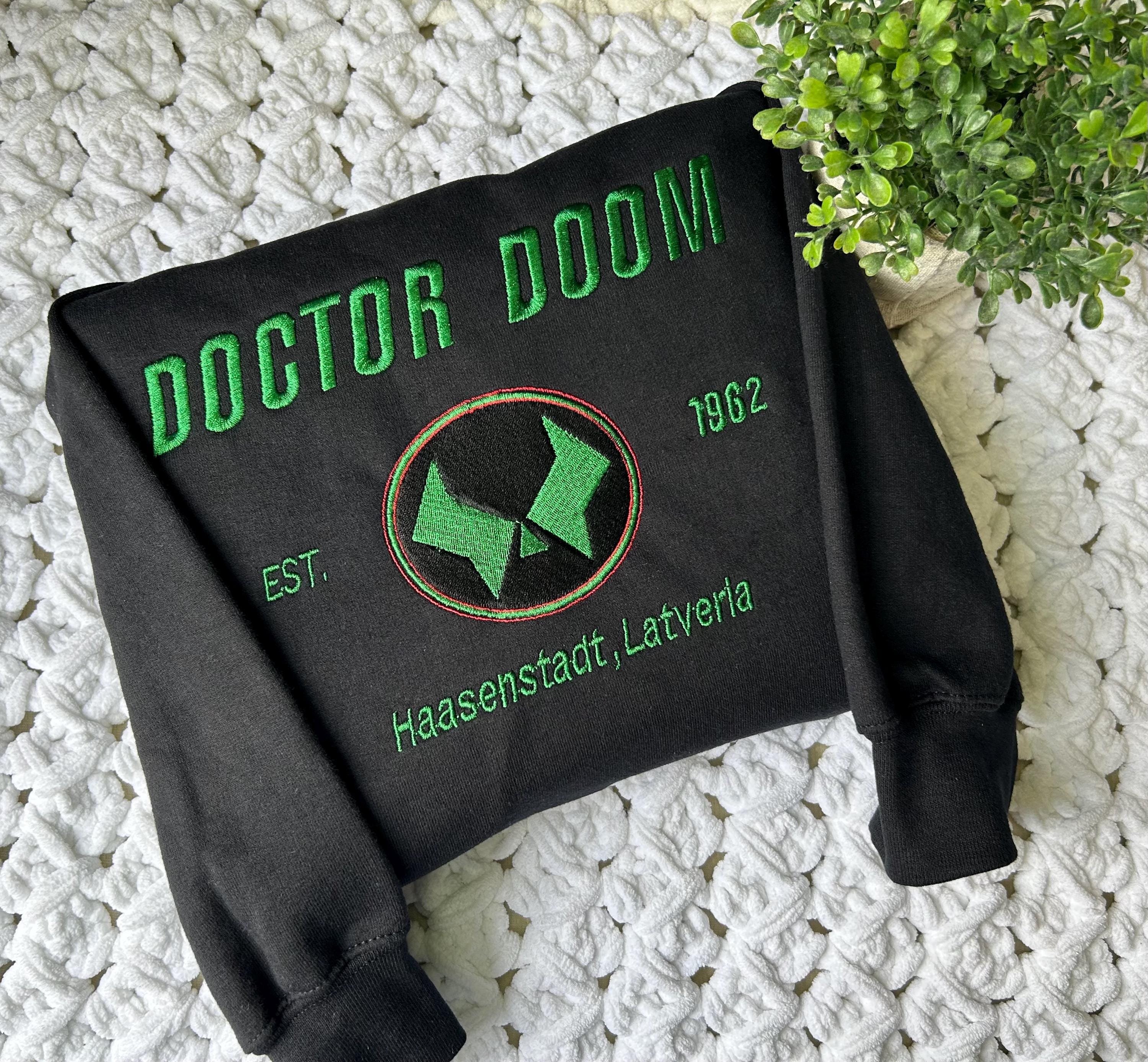 Marvel Super Villains Doctor Doom Gargoyle Vintage Comic Art Sweat à Capuche