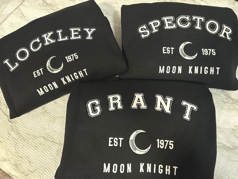Spector, Moonknight, Moonknight Sweatshirt, Spector Embroidered ...