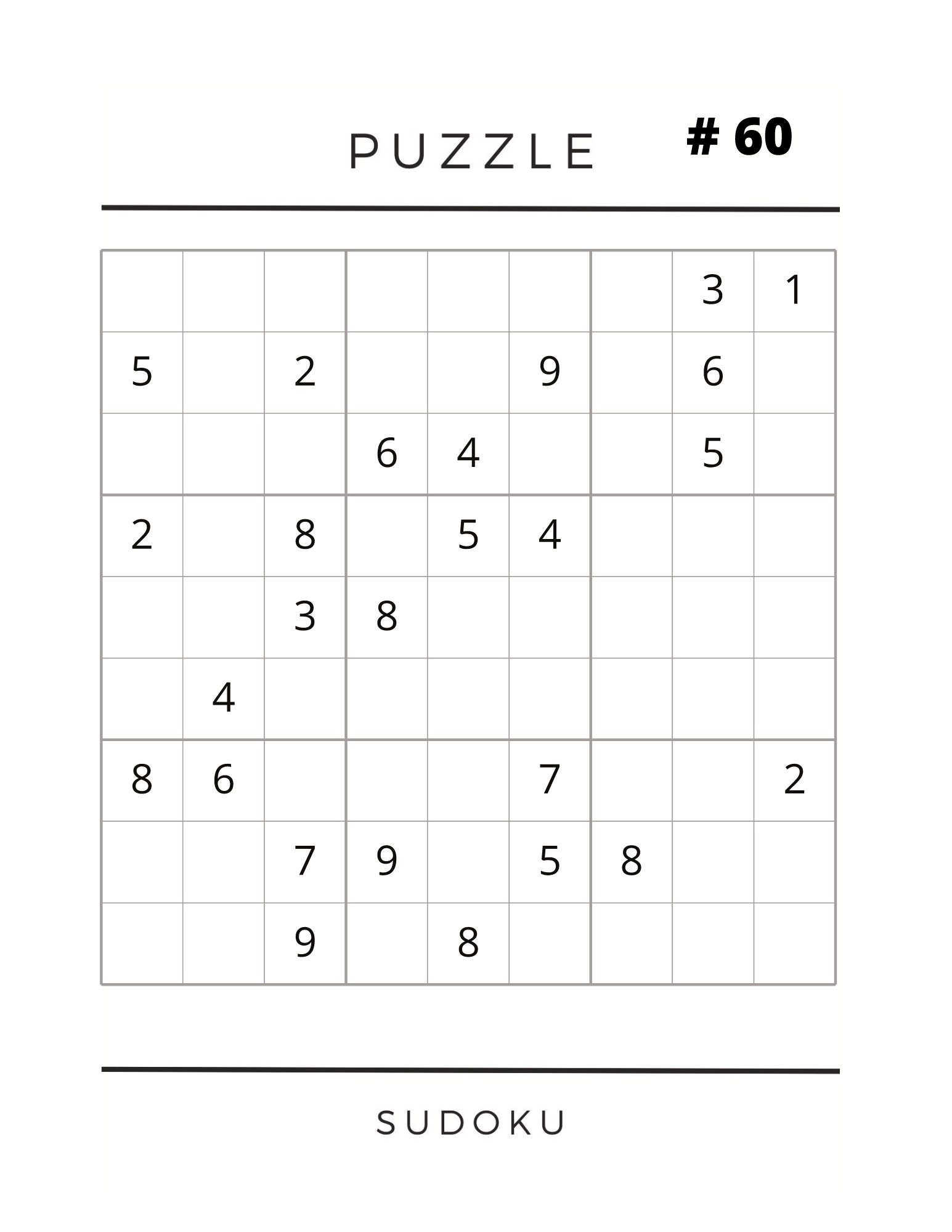 SUDOKU Big Book of Puzzles Printable Pages Gift for a Boss Activity ...