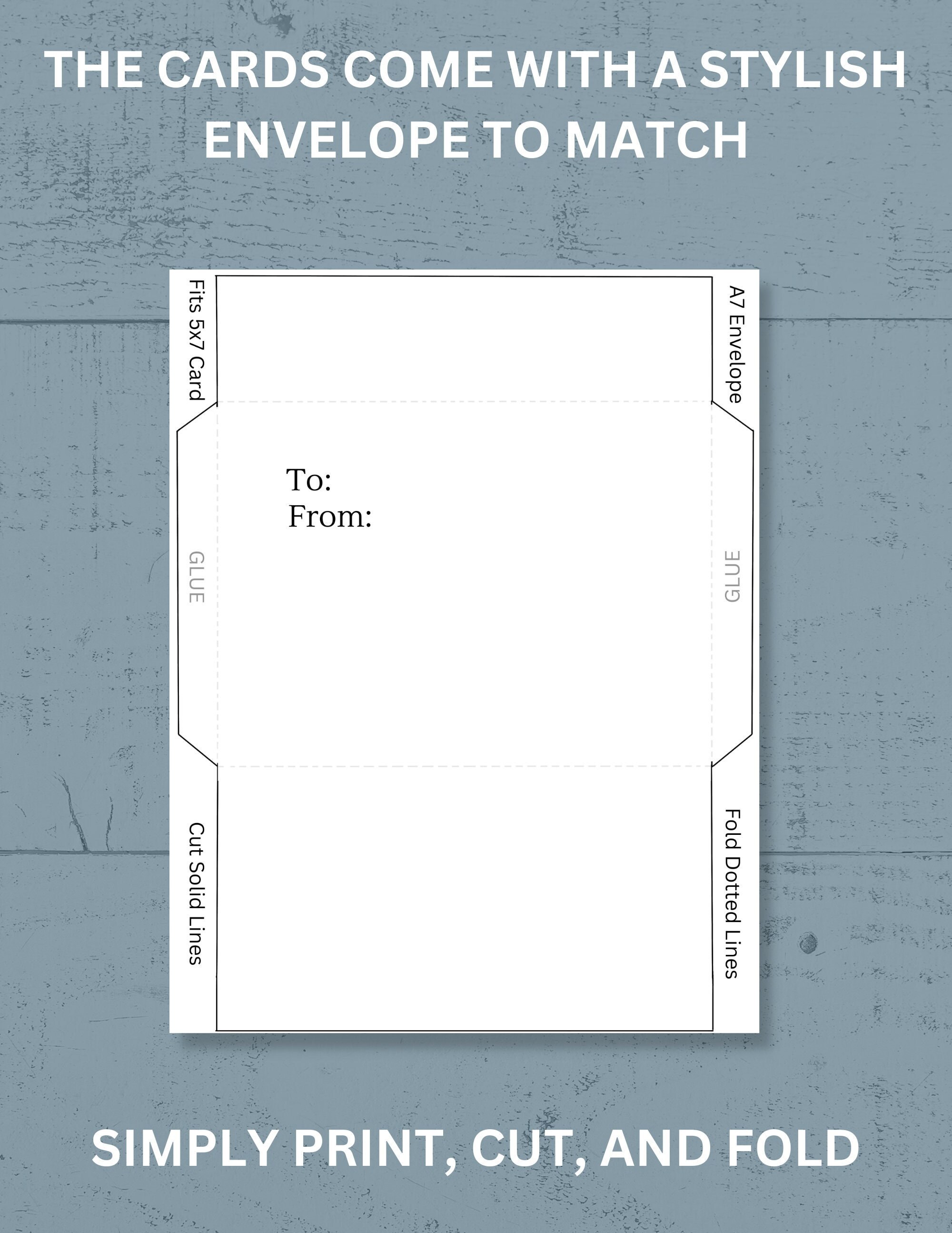 Greeting Card Printable Card for Any Occasion Card Printable Bundle of ...