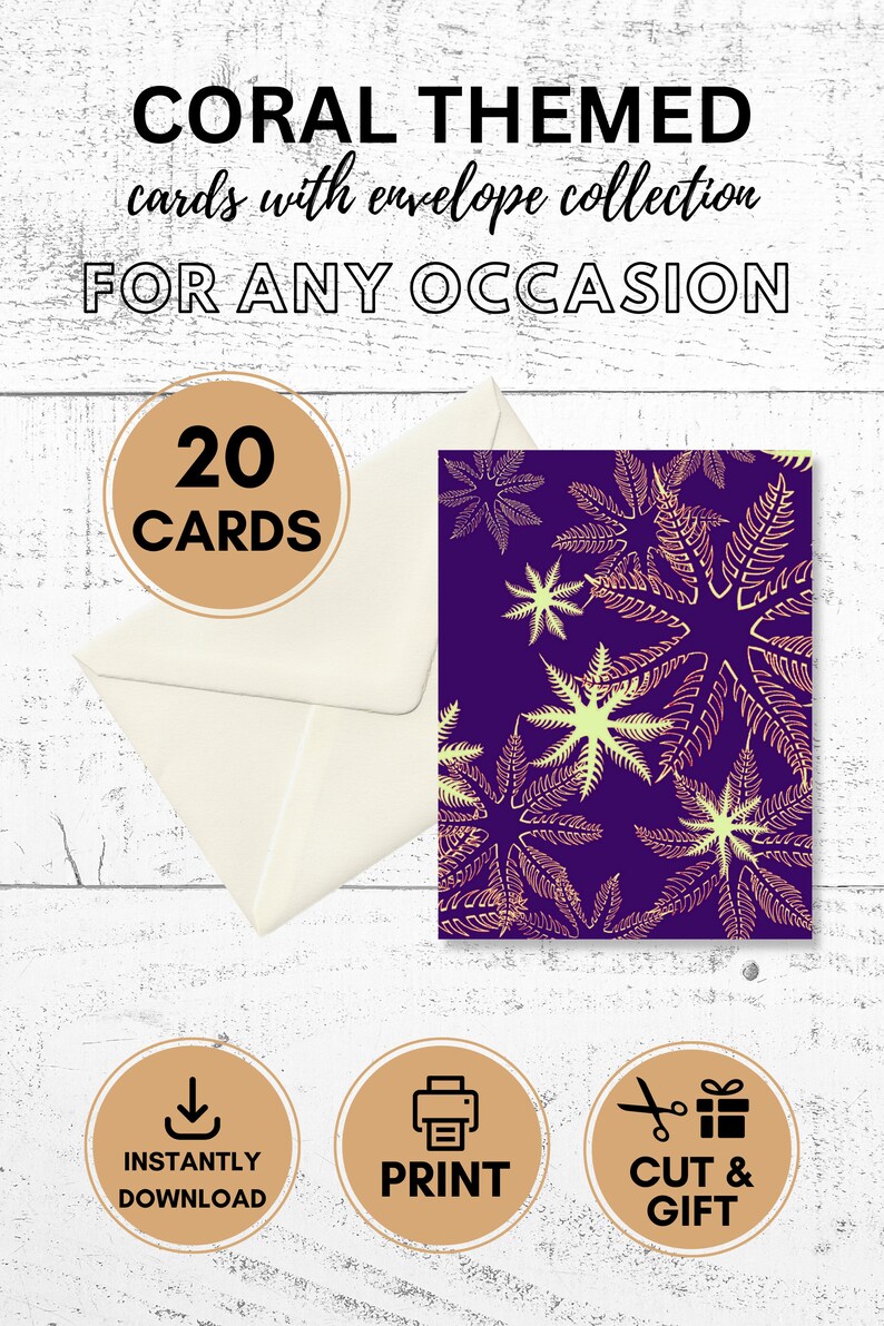Greeting Card Printable Card for Any Occasion Card Printable - Etsy