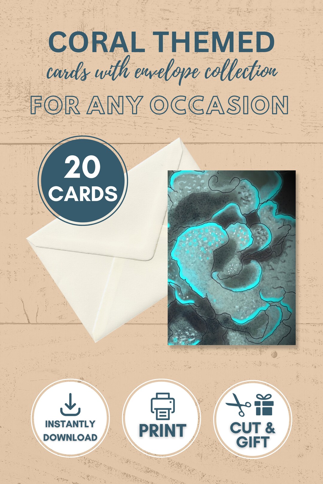 Greeting Card Printable Card for Any Occasion Card Printable - Etsy