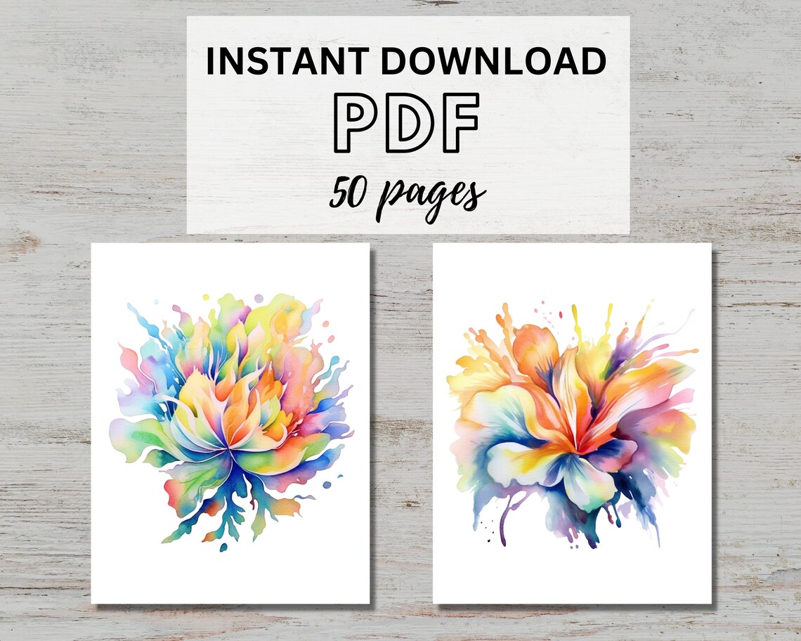 Reverse Coloring Pages Bundle Printable Book for Adults Stress Relief ...