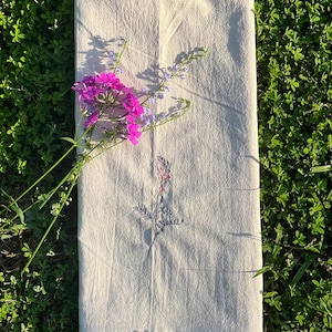 Wildflower embroidered Kitchen/Tea Towel