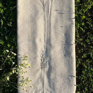 Wildflower embroidered Kitchen/Tea Towel