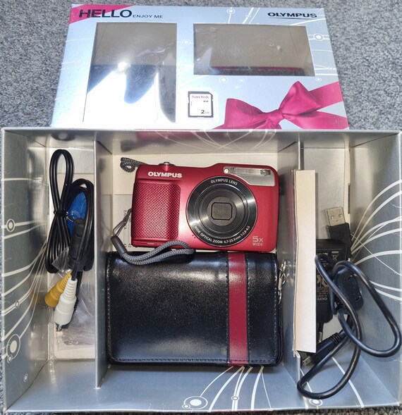 Rare Find Camera Olympus VG-170 Red in Gift Box. - Etsy