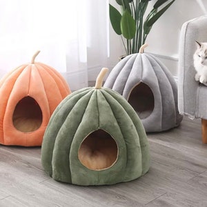 Pet Bed, Warm Pumpkin Pet Bed and House