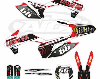 KTM Graphics Kit for a 2015-2016 EXC EXCF models | Very Thick Decals