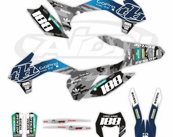 KTM Graphics Kit for a 2015-2016 EXC EXCF models | Very Thick Decals