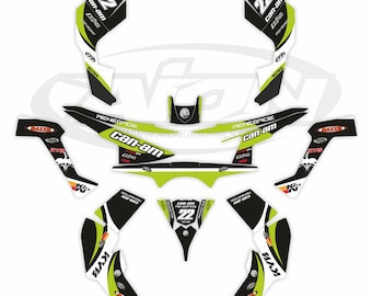 Can Am Graphics kit for a Renegade 500 800r 800x 1000 models | Very Thick Decals