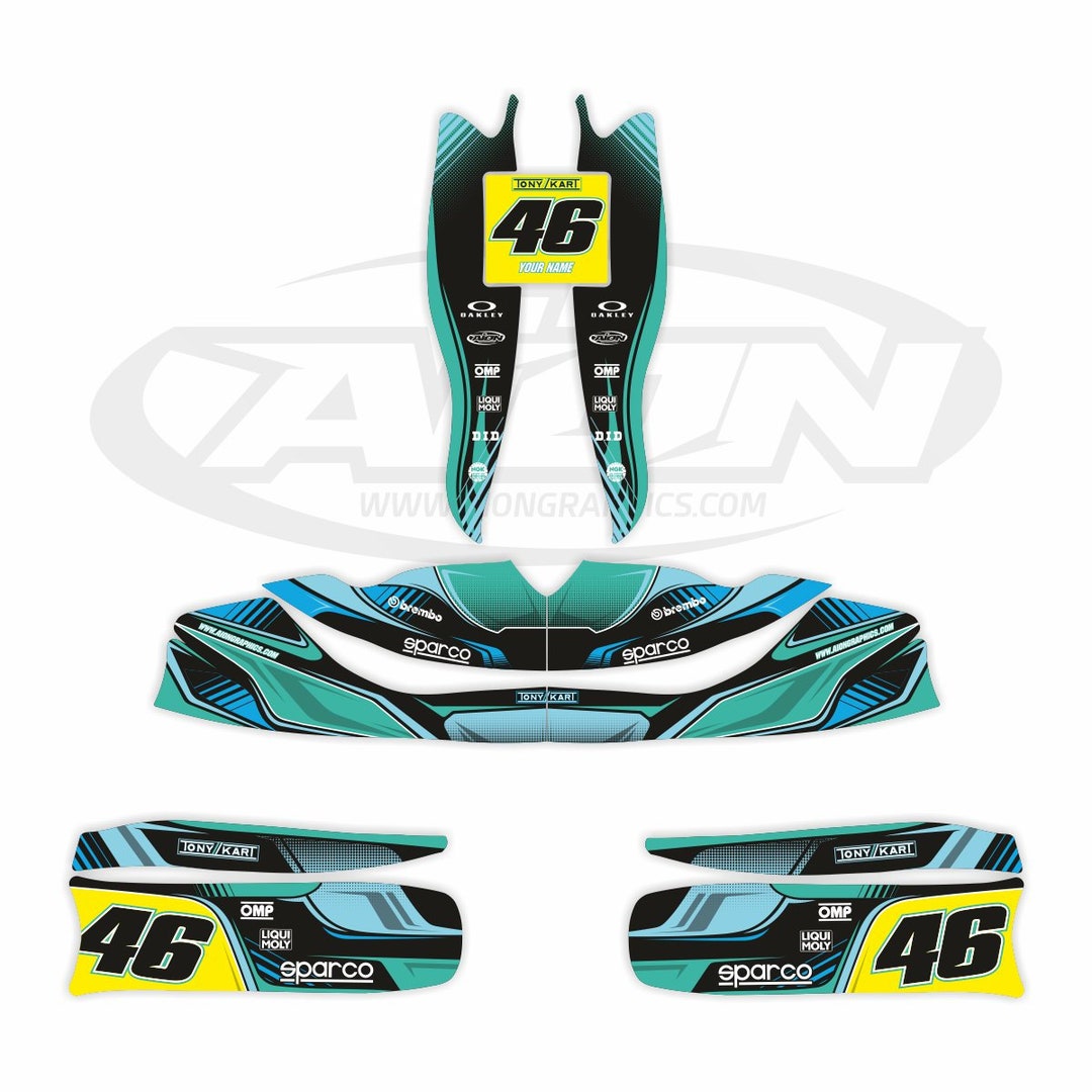 期間限定特別価格 Tony Thick Very | Kart Go M7 OTK a for Kit Graphics Kart パーツ