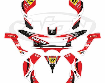 Can Am Graphics kit for a Renegade 500 800r 800x 1000 models | Very Thick Decals
