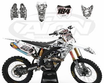 Kit graphique Suzuki pour modèles RMZ 250-450 2018-2020 | Stickers très épais