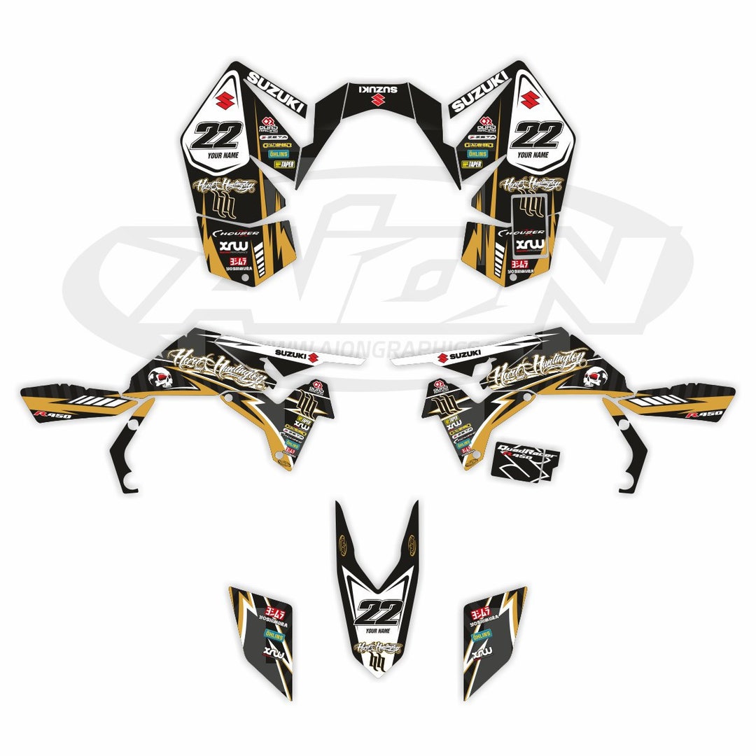 Autocollants Suzuki ltr450 kit graphique décalcomanies kit