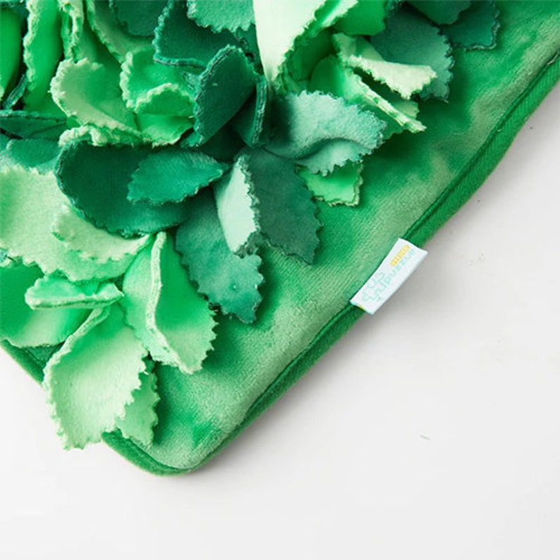 Dog Snuffle Mat Puzzle Toy Real Grass brain Game for Dogs and Cats Play