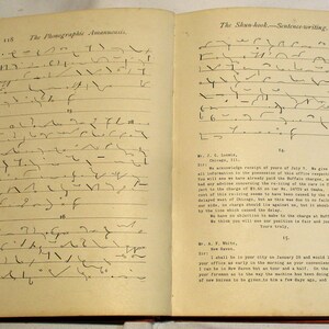 1906 Shorthand Book: the Phonographic Amanuensis, Business Language ...