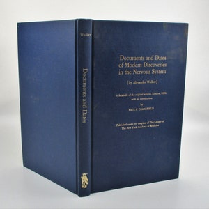 1973 Nervous System Discoveries Book: Walker&#39;s 1839 Reprint