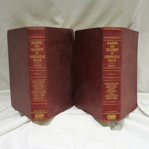 1940 Cardiovascular Disease Book Set: Medical Anatomy, Physiology