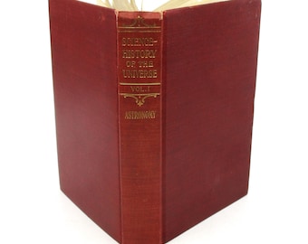 1910 Astronomy Book, Science History of the Universe, Antiquarian Cosmology