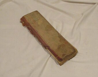 1883-1886 Antique Cloth Ledger, General Store or Grocery Ledger, 19th Century Accounting Salvage