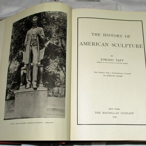 1930 History of American Sculpture, Art Appreciation and History, Fine Arts