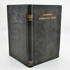 1958 Ingersoll Rand Company Cameron Hydraulic Data: Handbook of Steam and Water Vapor, Old Engineering Book, Industrial Factory Salvage