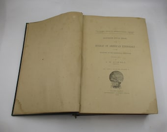 1899 Smithsonian Institution Bureau of Ethnology, 18th Annual Report, Antique Ethnography and Anthropology, Eskimos