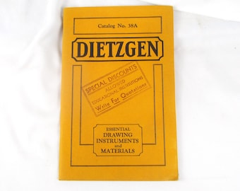 1938 Eugene Dietzgen Catalog 38A: Drawing Instruments and Materials