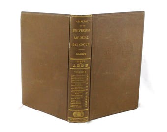 1888 Medical Sciences Annual: 19th Century Anatomy, Brain Surgery, Surgical Diseases
