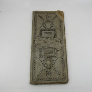 1895 Ledger, Church and Music Ledger, Collection and Payments and Accounting Book