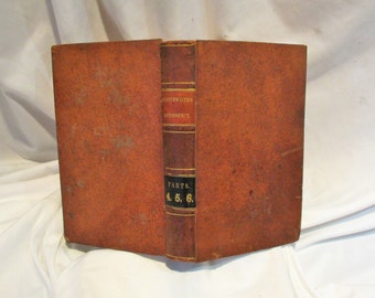 1845 Medical Journal: The Retrospect of Medicine and Surgery, Old Anatomy Book
