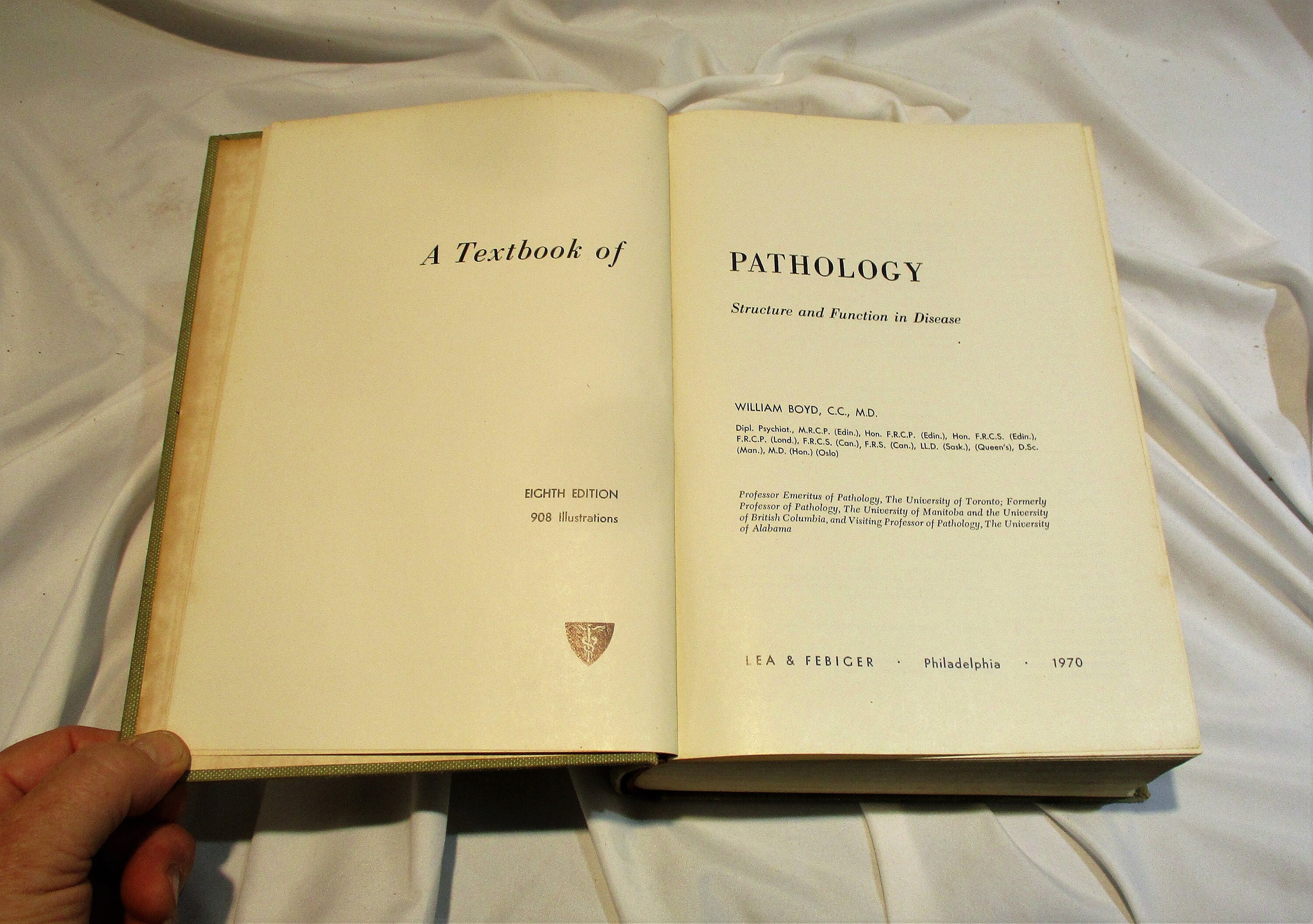 1970 Pathology Textbook: Vintage Anatomy & Internal Medicine