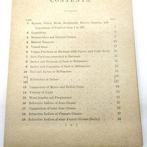 Tables et données optiques de 1921, optique, rétinoscopie, optométrie, ophtalmologie, optométriste, réfraction, photométrie, adaptation de lunettes image 3