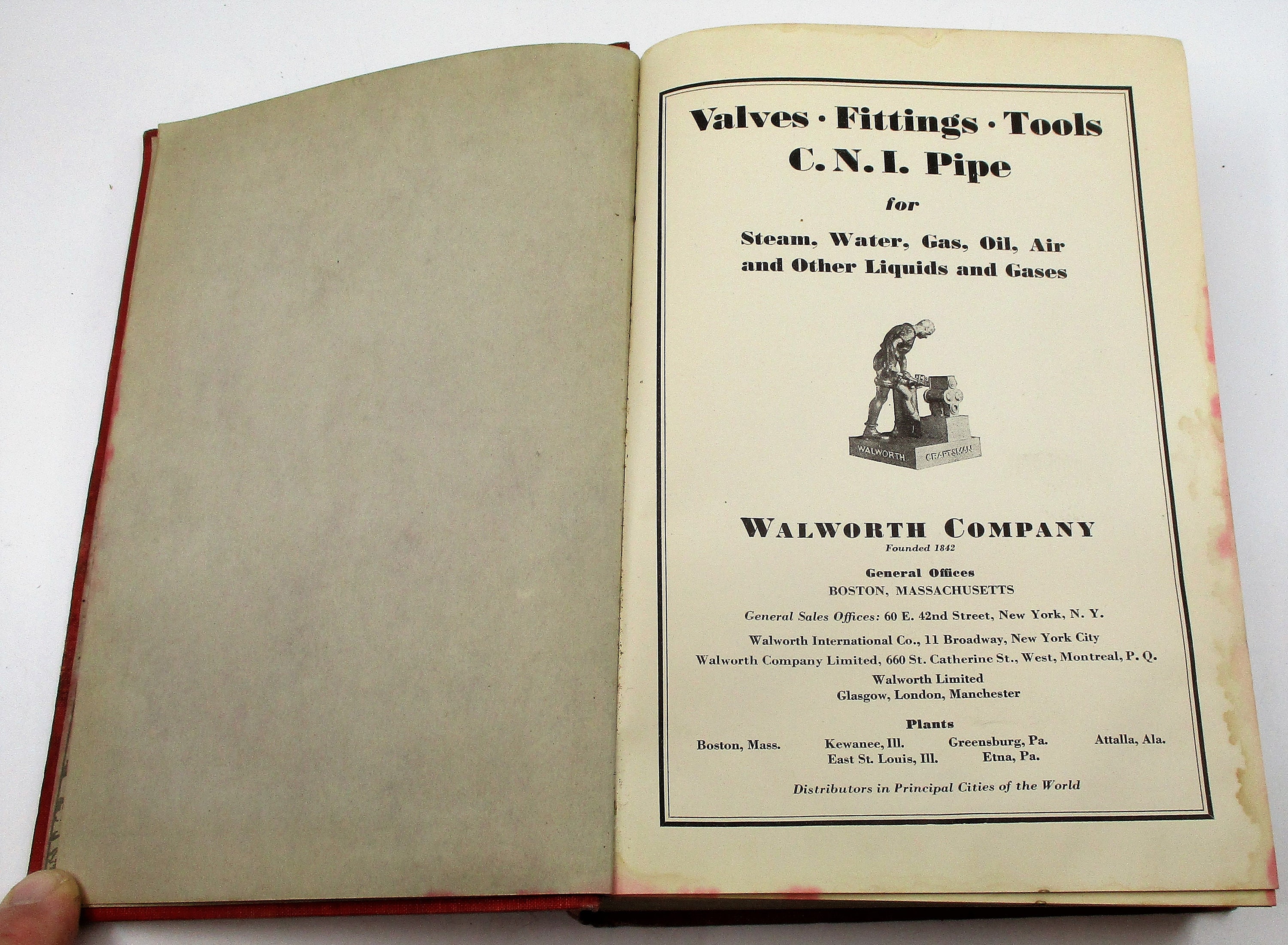 1930 Walworth Valves Fittings Tools Catalog Old Industrial Etsy