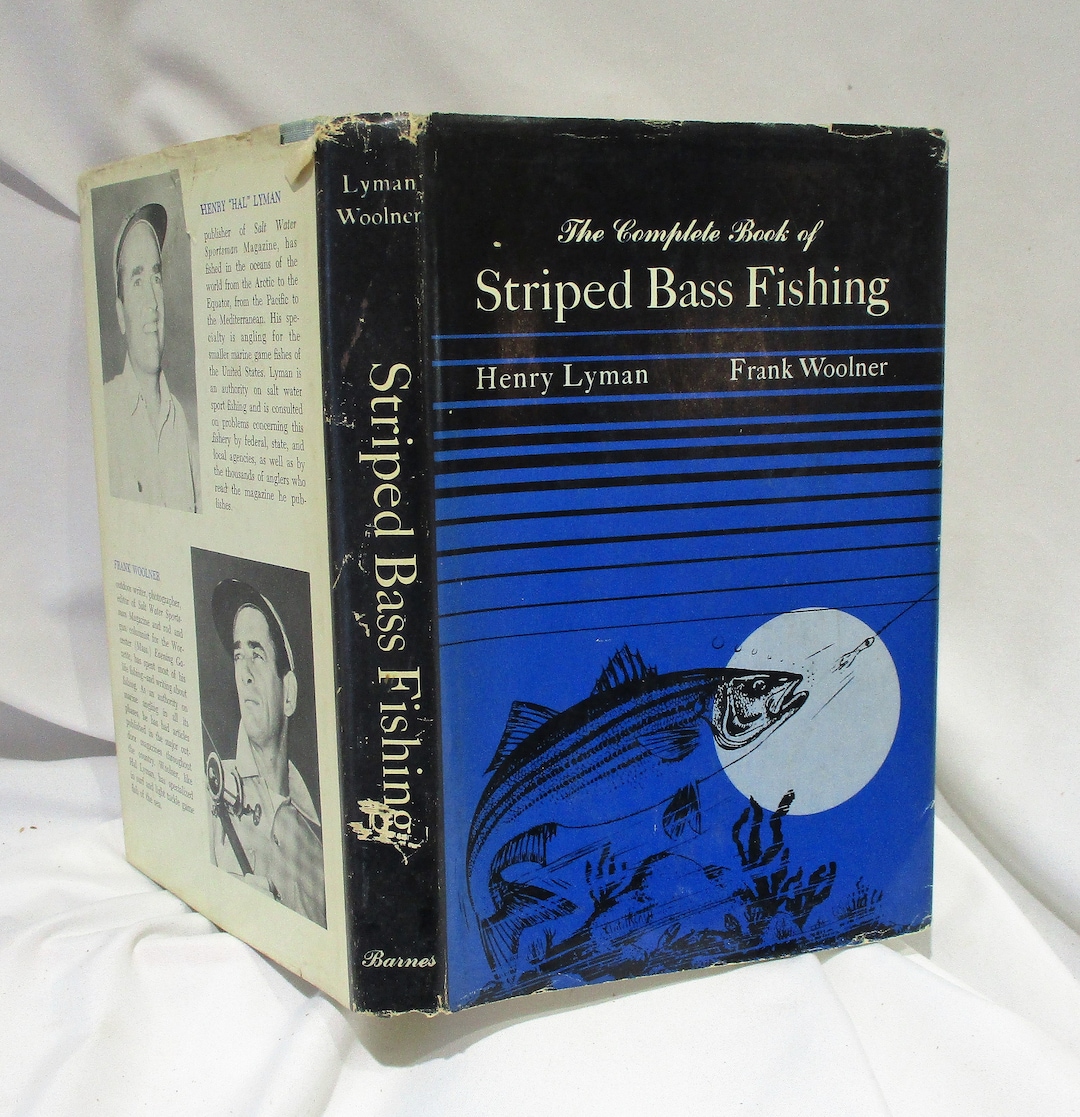 1964 Striped Bass Fishing Book, Technique, Tactics, and Tales, Angler's  Book, Sport and Outdoors Salvage 