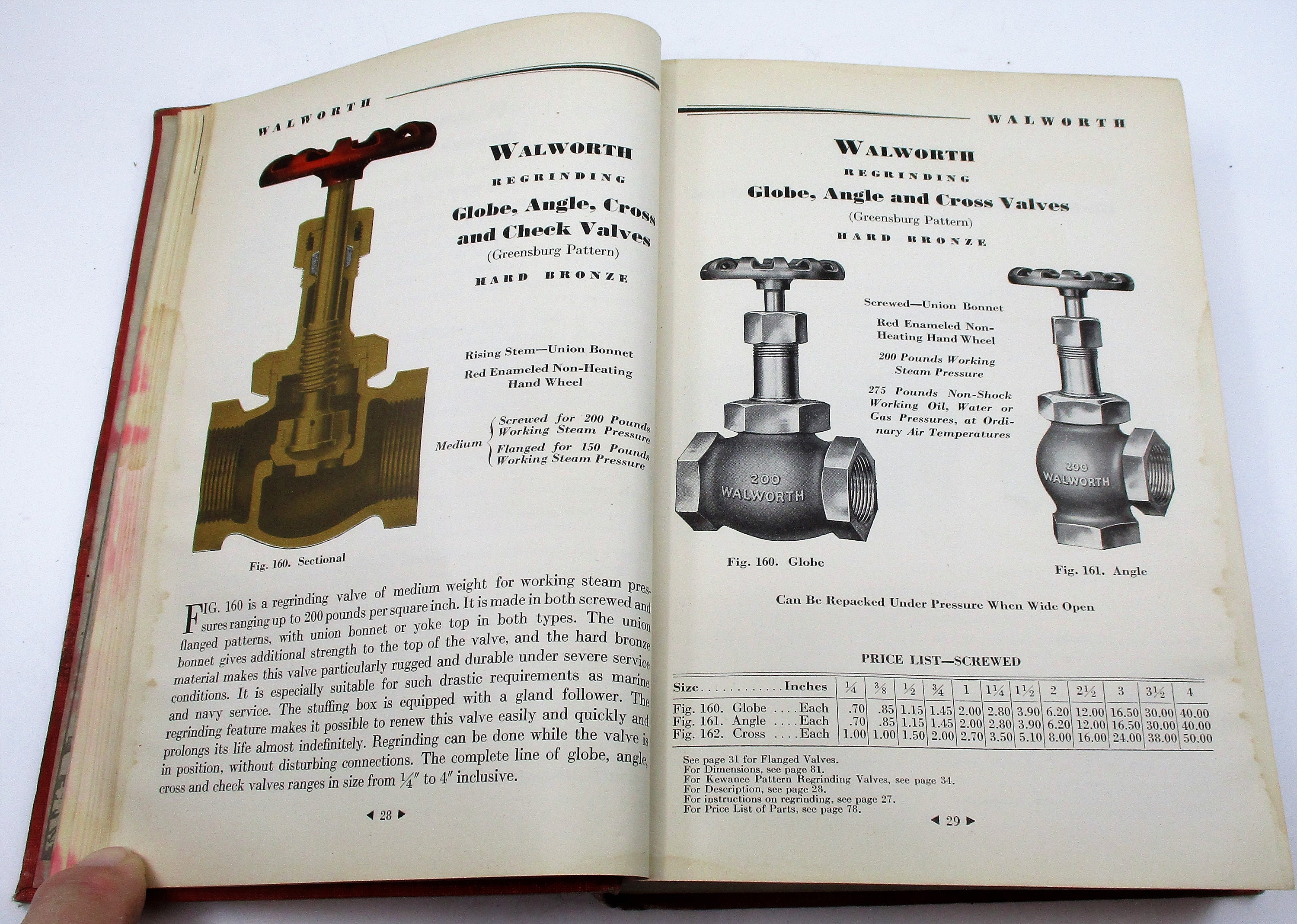 1930 Walworth Valves Fittings Tools Catalog Old Industrial Etsy