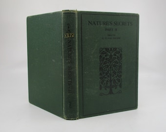 1933 Nature's Secrets Zoology Textbook: Vertebrates, Insects, Reptiles