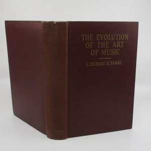 1932 Evolution of the Art of Music, Classical Music Appreciation and Criticism, Performance Art, Old Music History Book